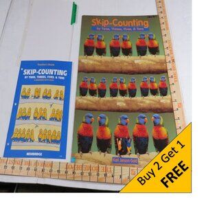 Skip Counting BIG BOOK (almost 2 feet tall) with teacher pages CLASSROOM SIZE